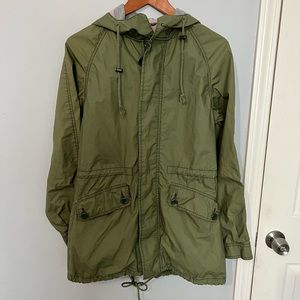 American Eagle Olive Green Utility Jacket